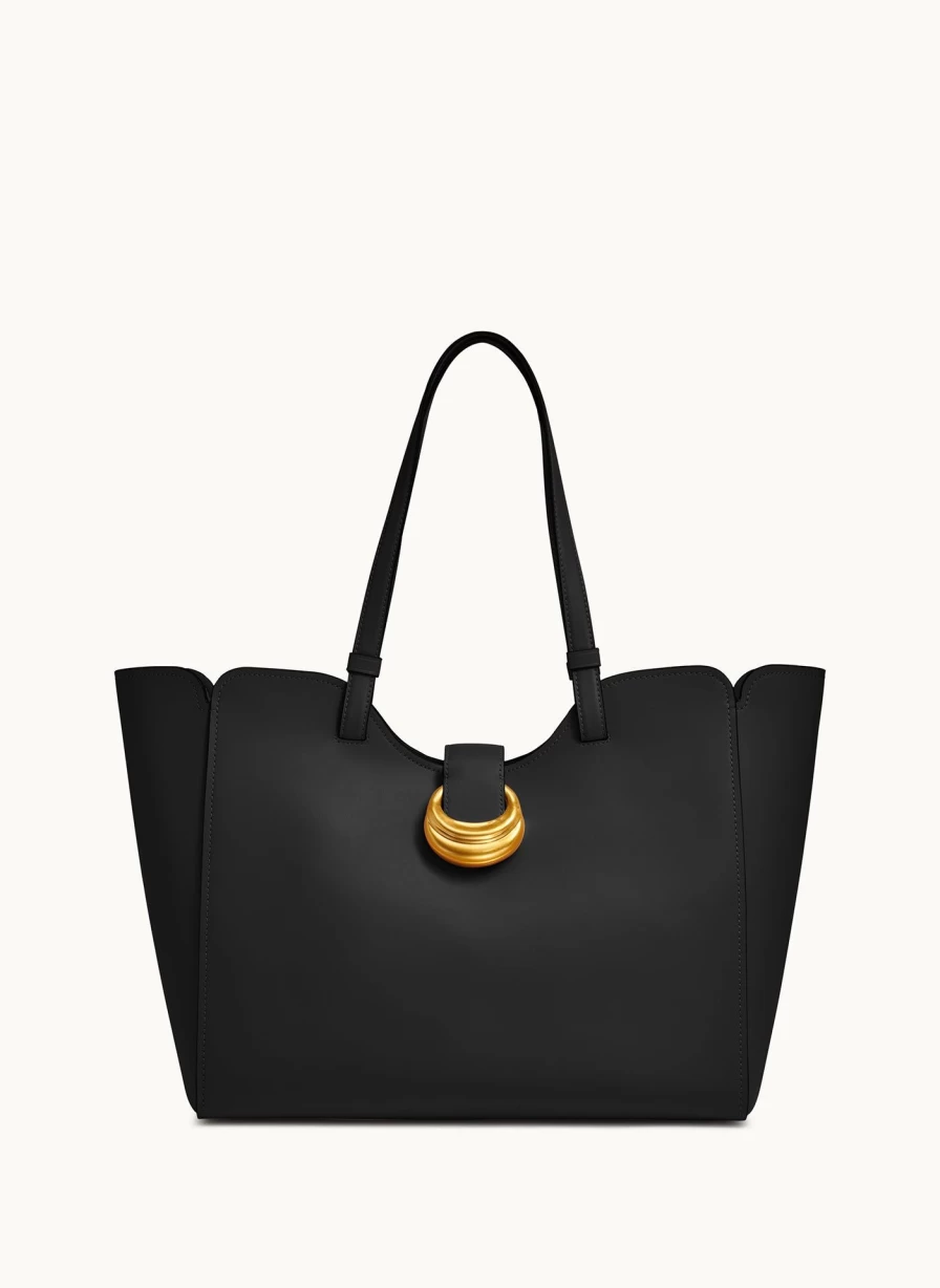 Donna Karan Women's Valley Stream Large Leather Tote Bag for Everyday Luxury