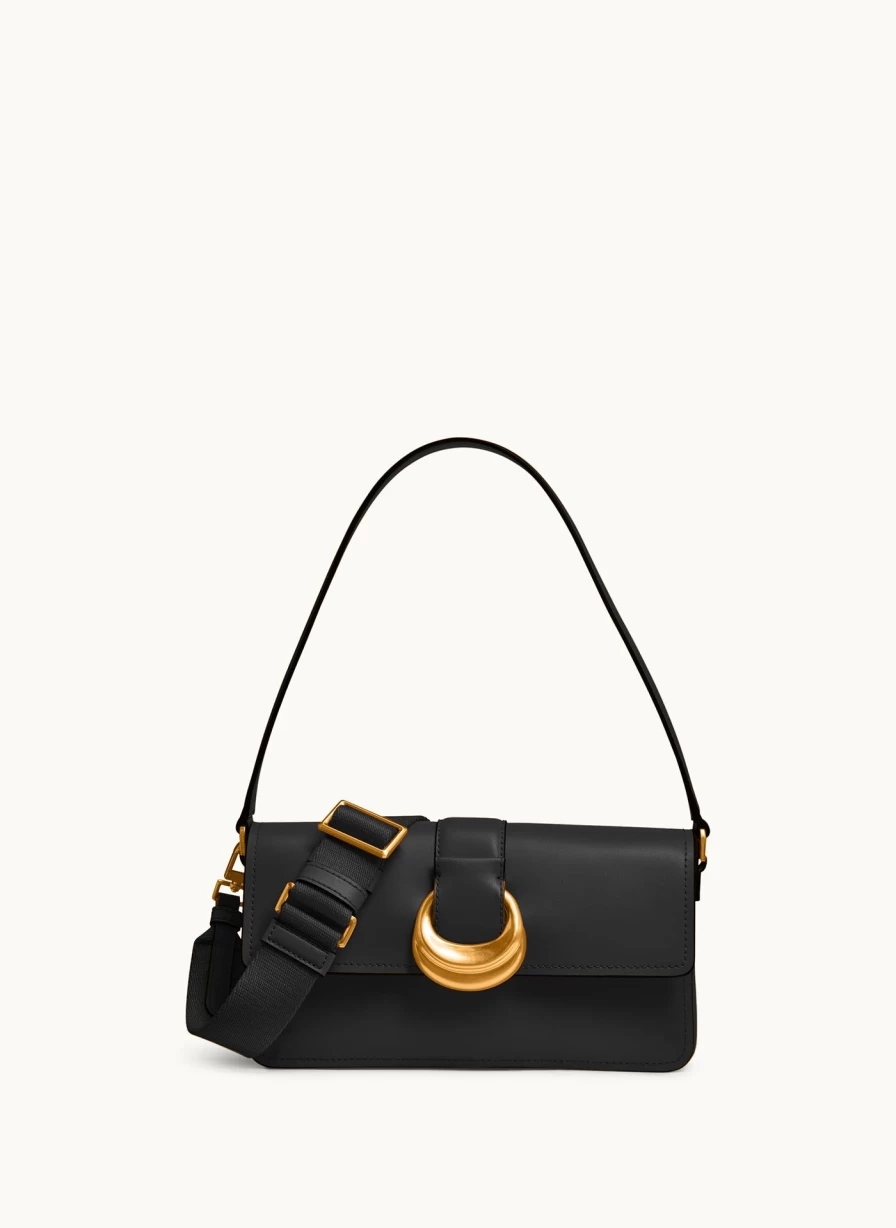 Donna Karan Women's Valley Stream Leather Shoulder Bag - Fashionable Designer Handbag for Everyday Use