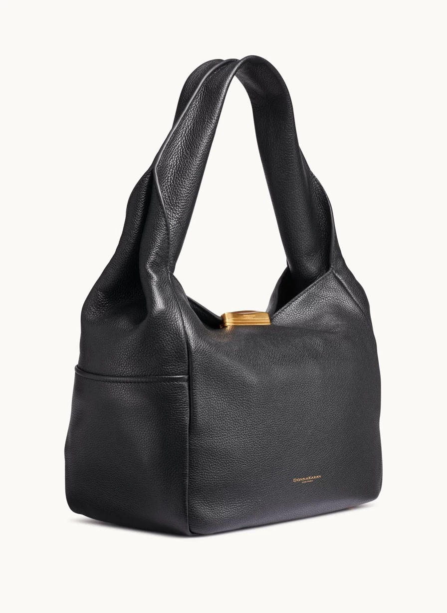 Donna Karan Women's Amagansett Leather Shoulder Bag - Stylish Designer Handbag for Women