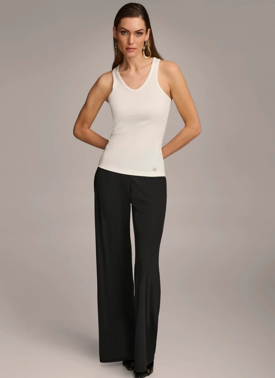 Donna Karan Women's Sleeveless Knit Shell Top