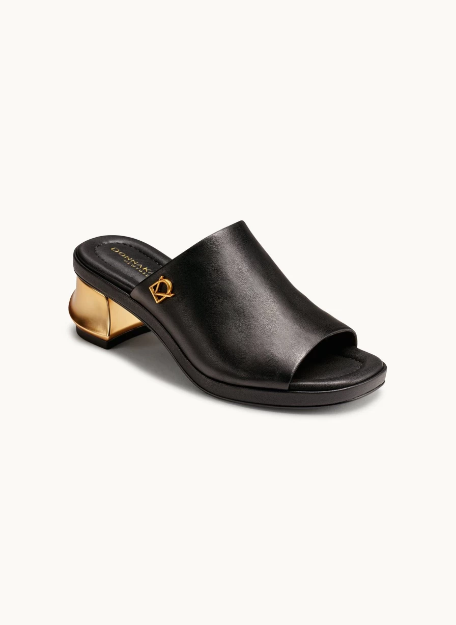 Donna Karan Women's Tinley Peep Toe Mule Sandals
