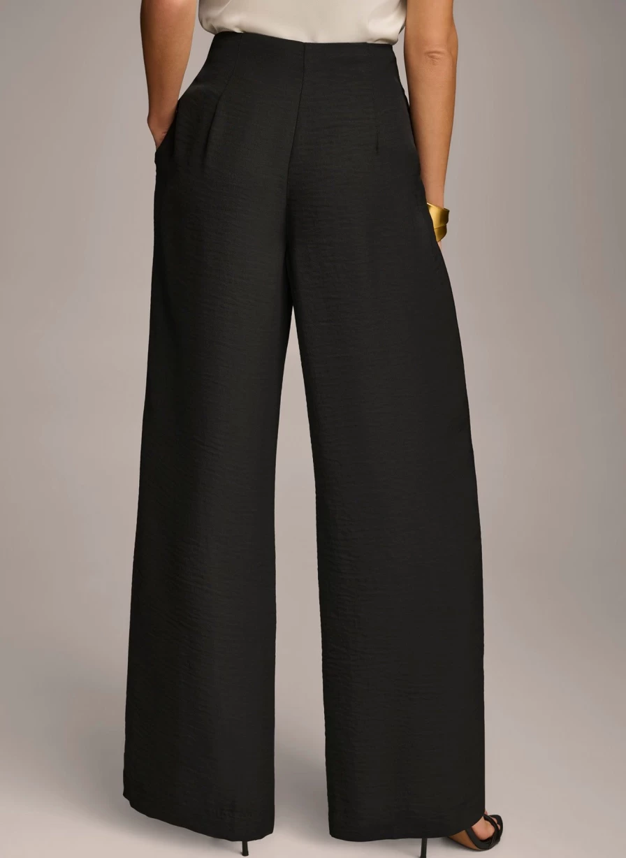 Donna Karan Women's High Waisted Pants - Elegant Comfort & Style