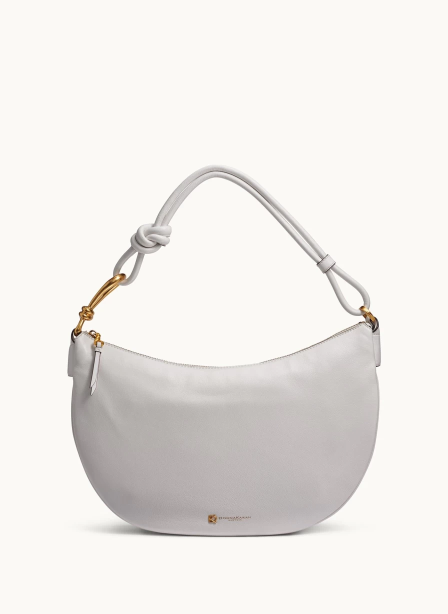 Donna Karan Women's Roslyn Large Hobo Bag – Stylish Leather Tote for Everyday Use
