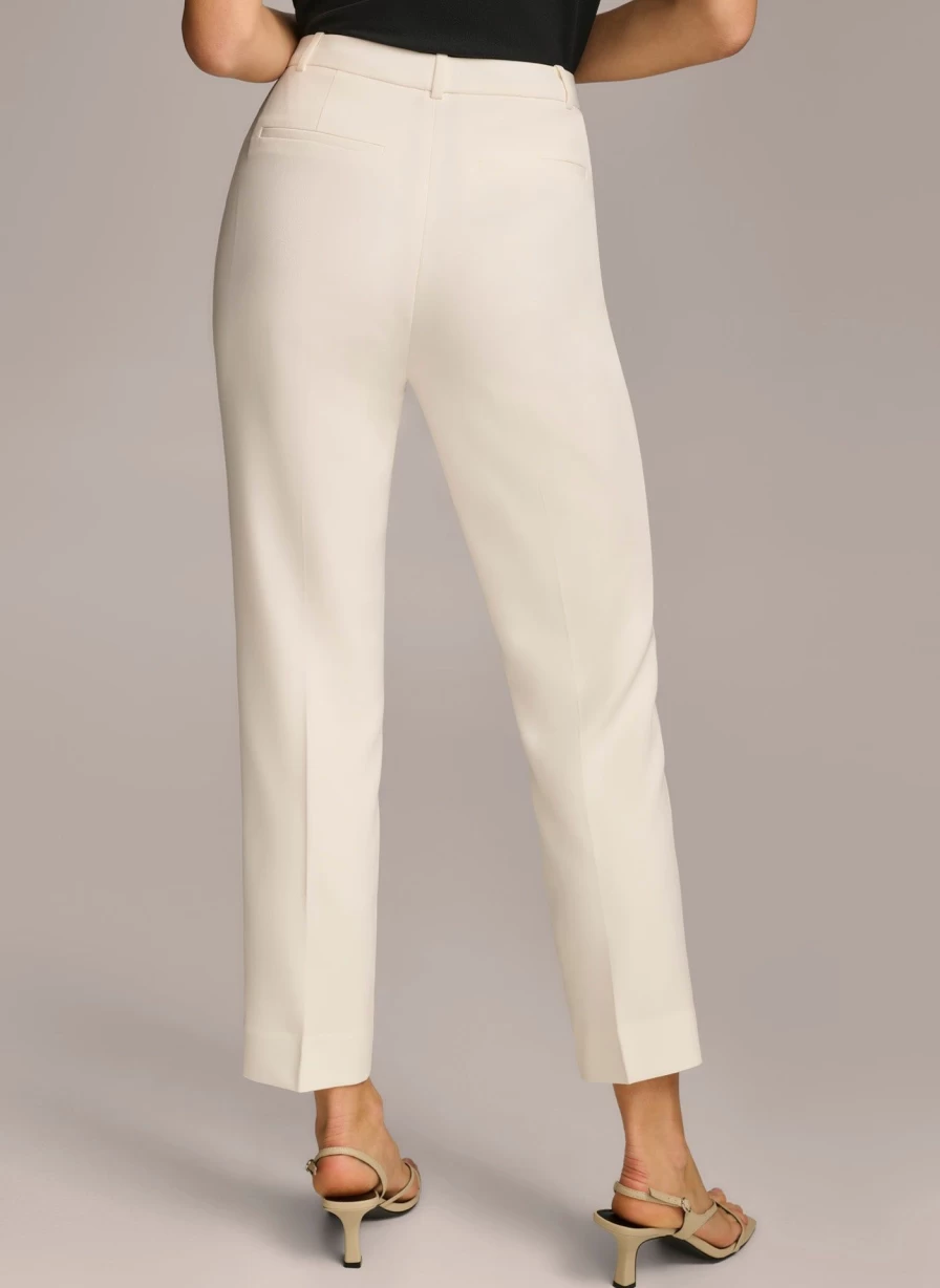 Donna Karan Women's Slim Leg Pants - Elegant Tailored Fit for Modern Style