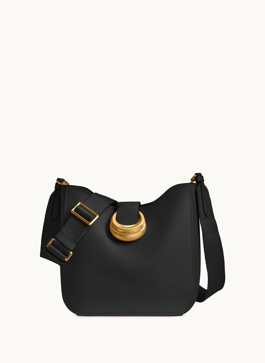 Donna Karan Women's Valley Stream Leather Crossbody Bag for Everyday Use