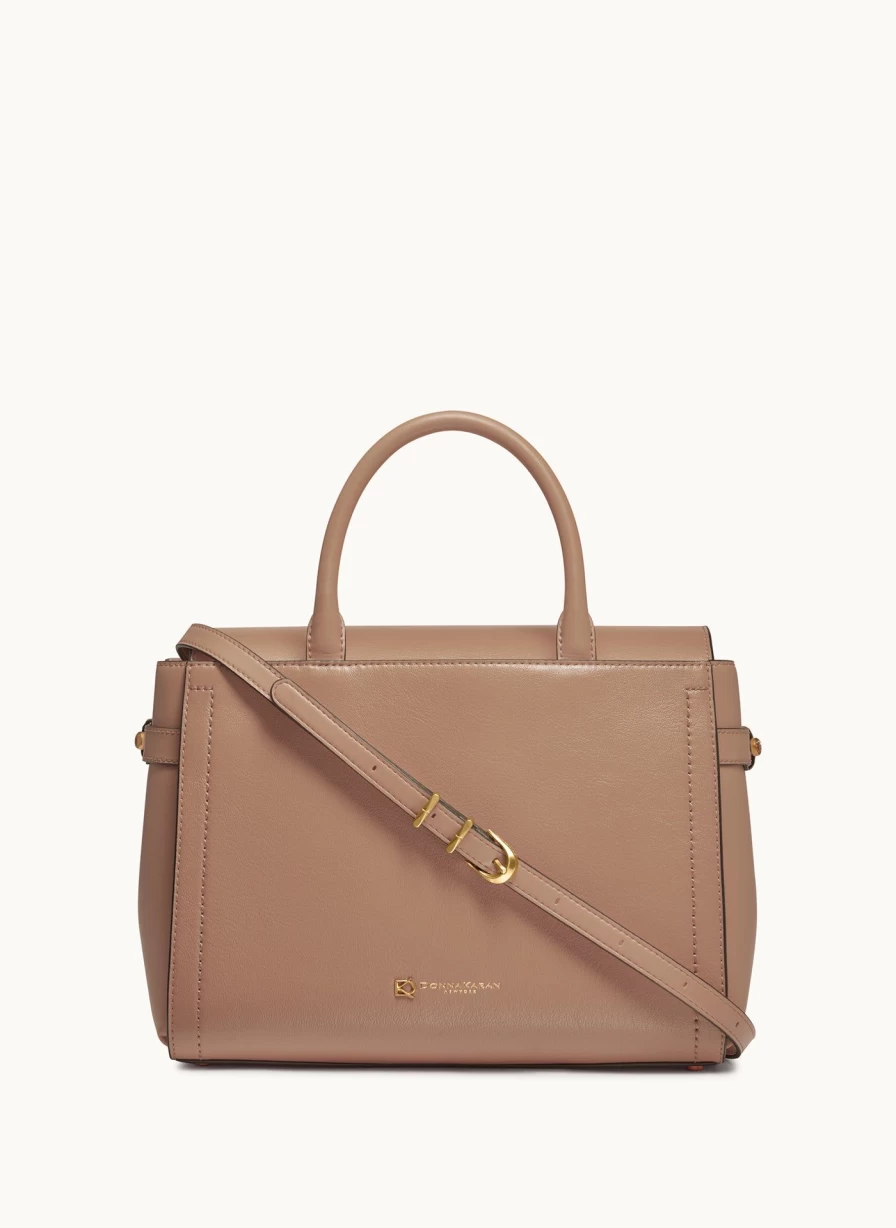 Donna Karan Women's Roslyn Satchel Handbag - Stylish Leather Tote for Everyday Use