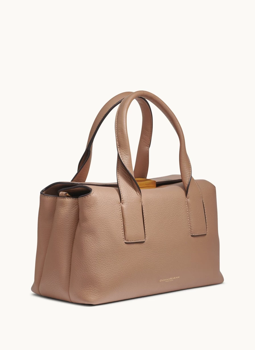 Donna Karan Women's Amagansett Leather Satchel Handbag - Elegant Designer Tote for Women