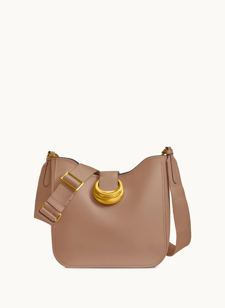 Donna Karan Women's Valley Stream Leather Crossbody Bag for Everyday Use